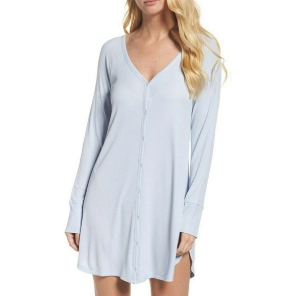 nordstrom lingerie Other - Nordstrom LINGERIE Short Baby Blue Nightdress‎ Size Medium